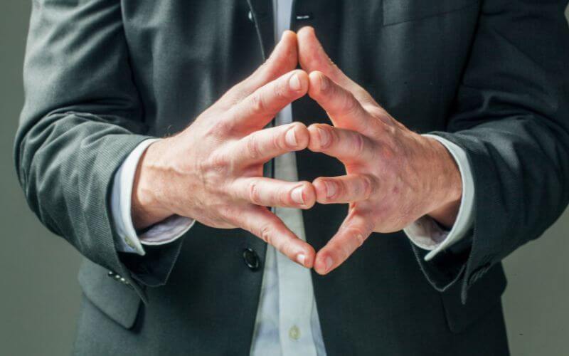 Hand gestures while speaking can help you feel more relaxed while you are talking.
