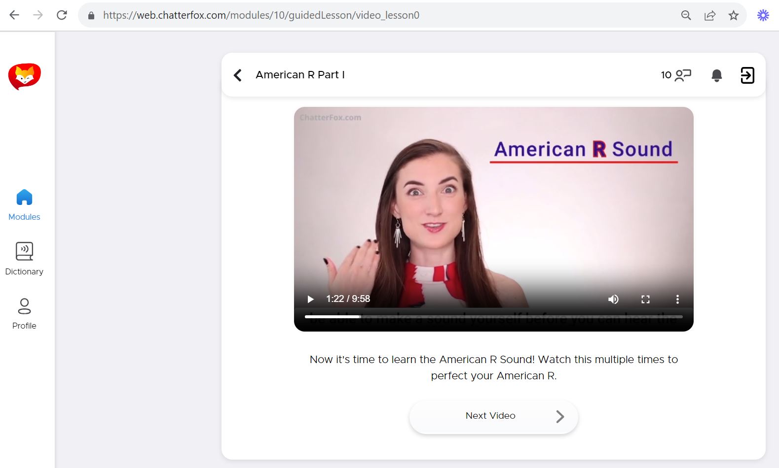 Visual guide to ChatterFox accent modification course, showcasing personalized learning tools and expert coaching.