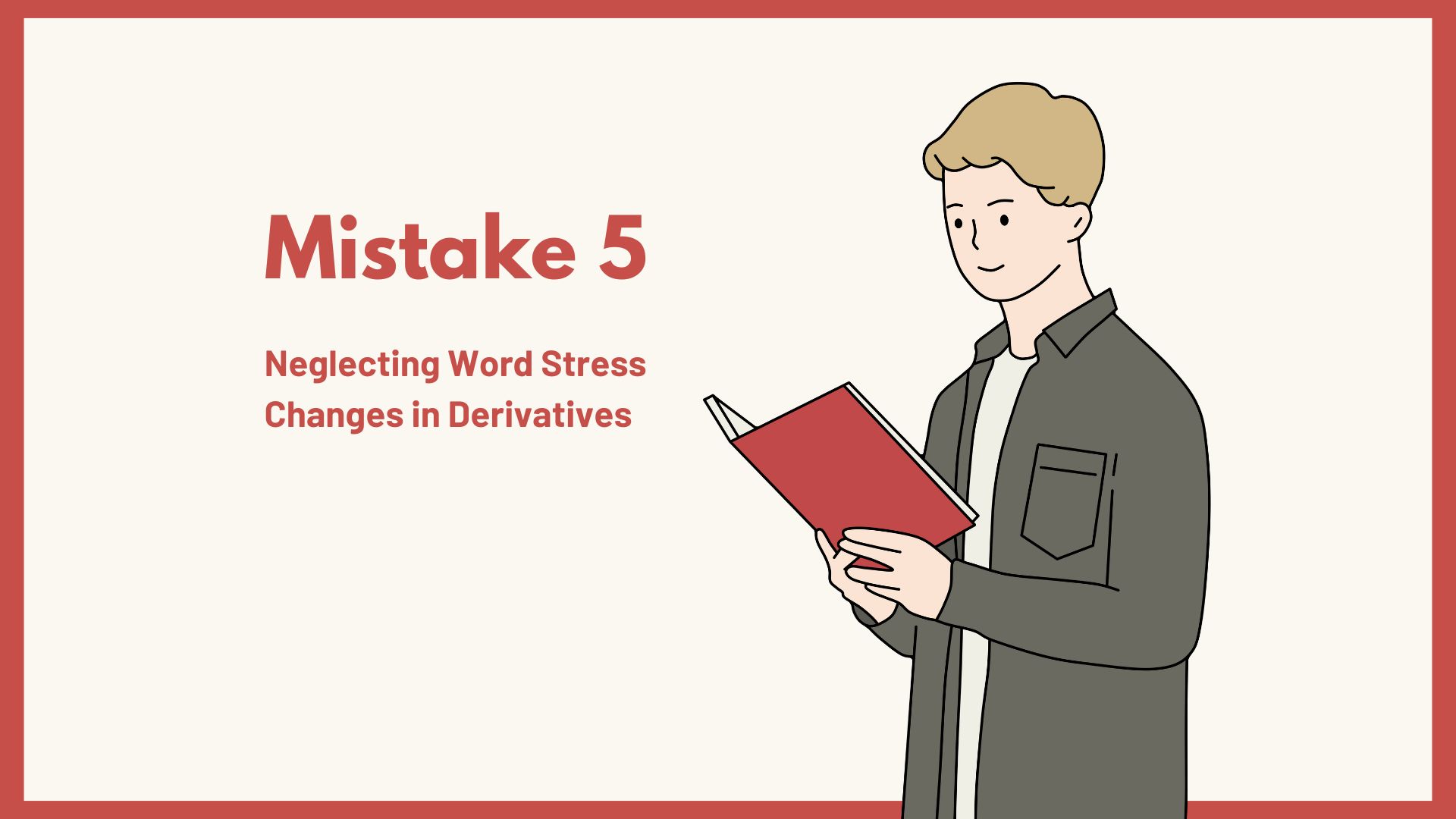 Neglecting Word Stress Changes in Derivatives