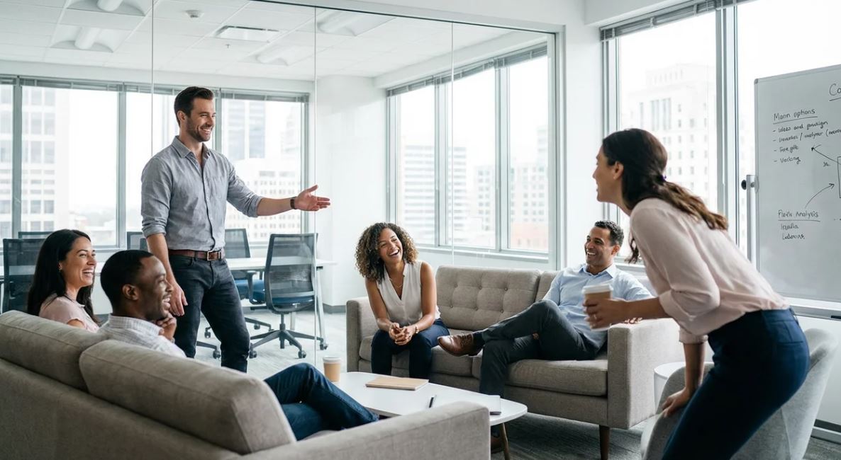Team encouraged to speak up after hearing “feel free to” in workplace meeting.
