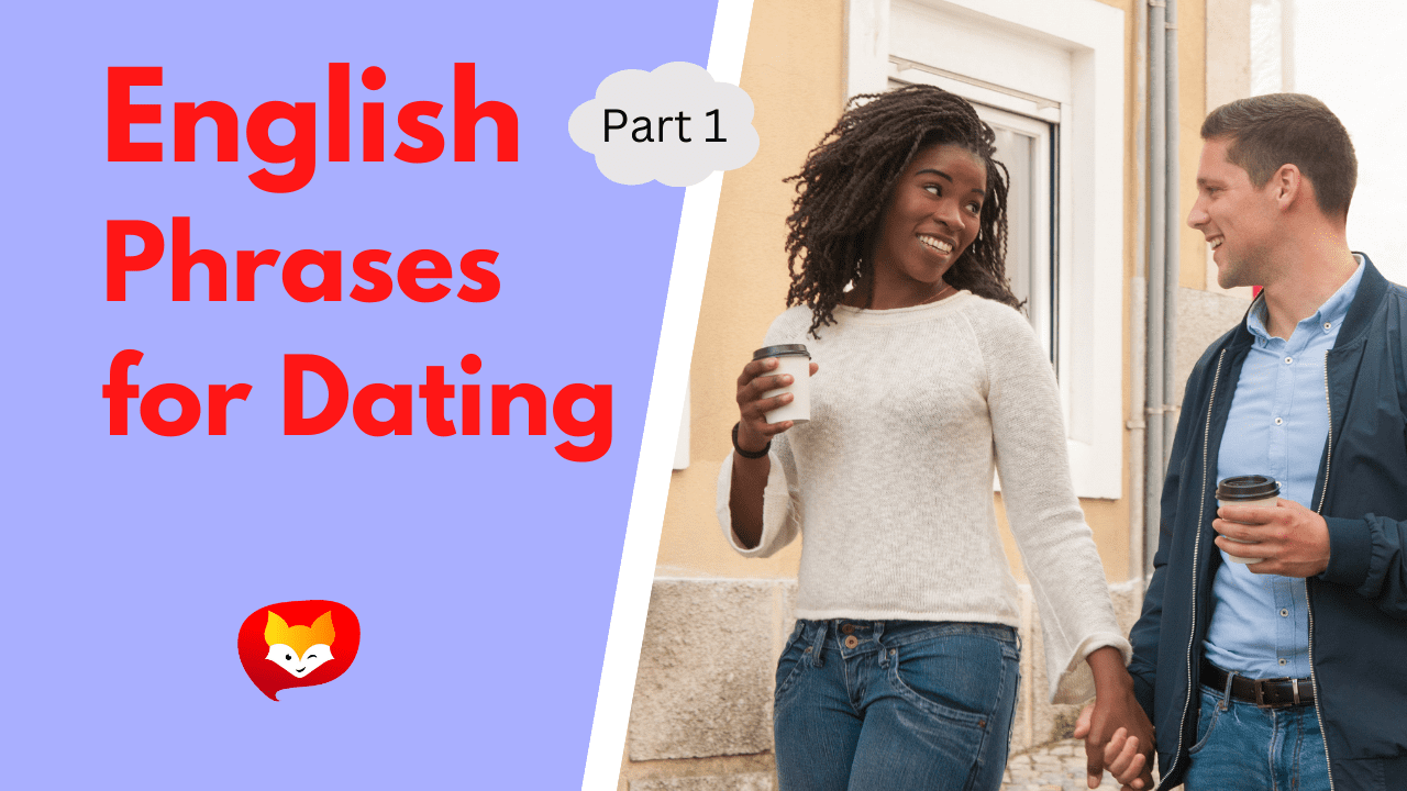 Cover image featuring two people smiling and chatting at a cafe, symbolizing the use of effective Dating English Phrases to break the ice.