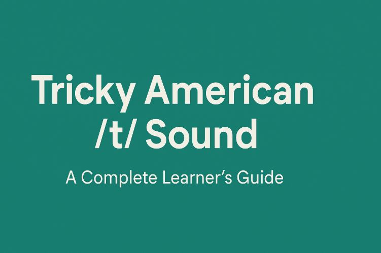 T sound A minimal digital illustration showing a side view of a mouth forming the American /t/ sound, with tongue touching the alveolar ridge.