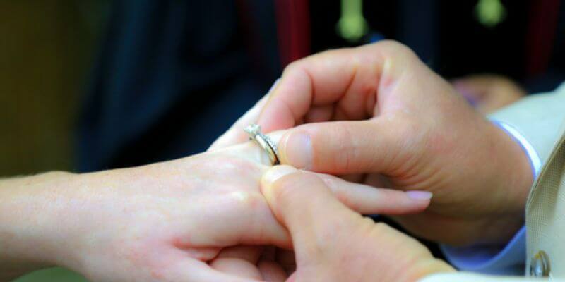 Tie the knot refers to getting married.