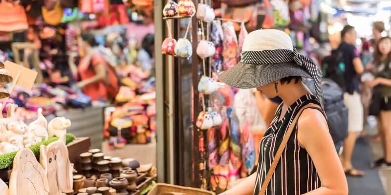 Phrases for shopping, asking about prices, and bargaining include: